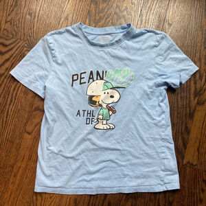 Kids Peanuts T-Shirt Size M (10/12) Blue